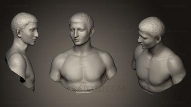 Busts and heads antique and historical (BUSTA_0555) 3D model for CNC machine